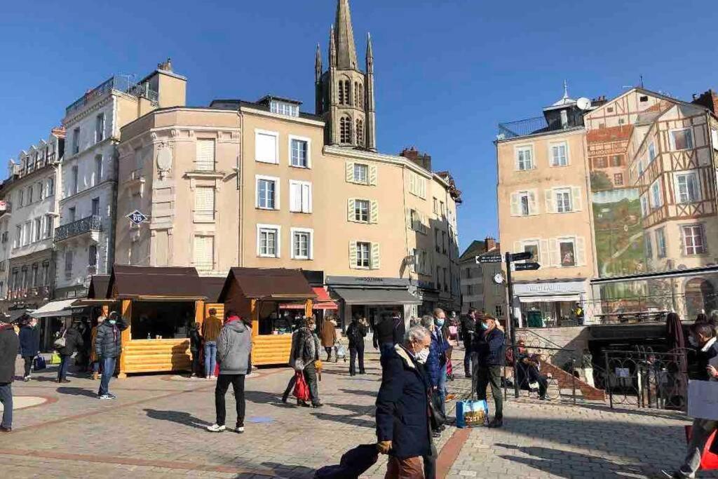 Charmant T3 Coeur De Ville Avec Parking Limoges Buitenkant foto